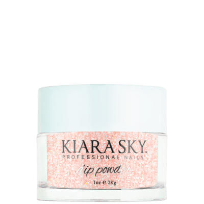 Kiara Sky Dip Nail Powder - D496 PINKING OF SPARKLE D496 