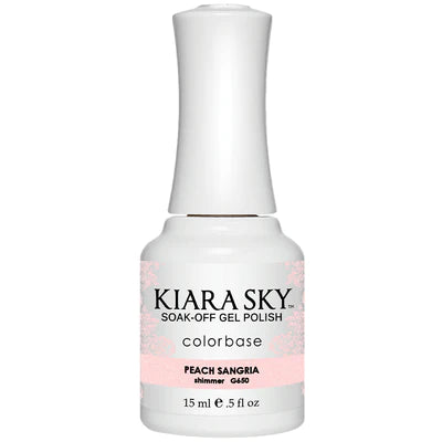 Kiara Sky Gel Nail Polish - G650 PEACH SANGRIA