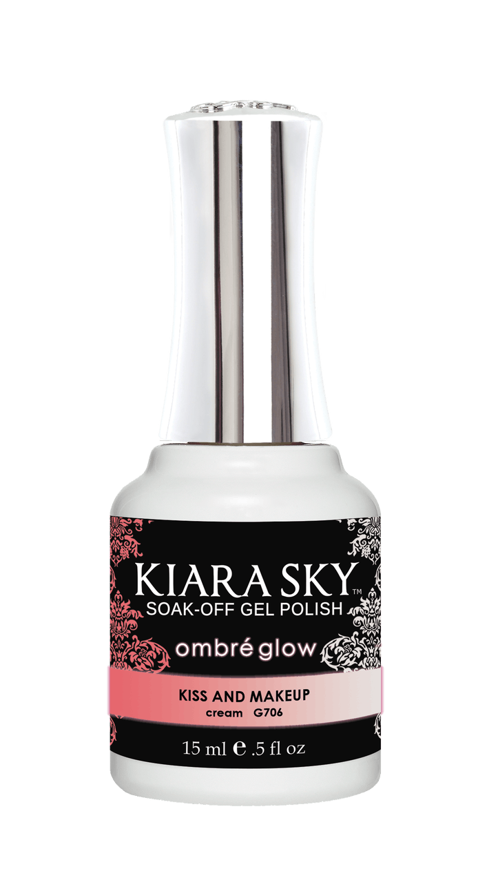 Kiara Sky Gel Nail Polish - G706 KISS AND MAKEUP G706 